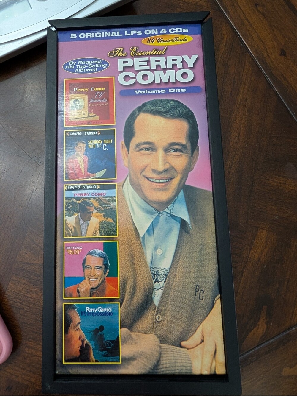 Essential Perry Como Volume 1 CD Set 5 LPs on 4 CDs Wood Case 84 songs